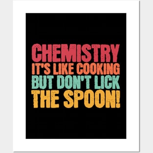 Chemist Science cooking humor Chemistry Posters and Art